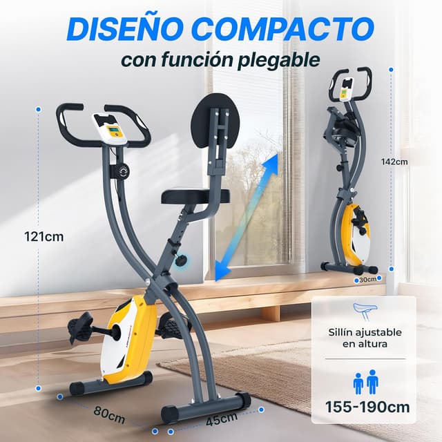 Thumbnail 6 de Ultrasport F-Bike Bicicleta Estática 130 KG