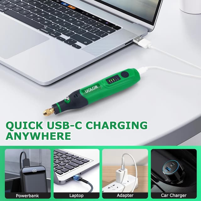 Thumbnail 3 de Uolor Mini Cordless Rotary Tool 20,000 RPM