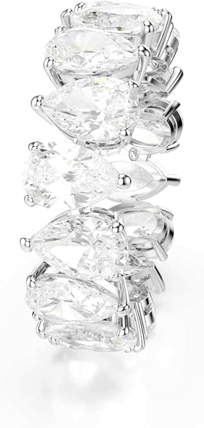 Detalle de Swarovski Matrix Vittore anillo Blanco Talla pera
