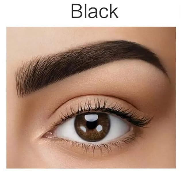 Detalle 2 de Demure Augenbrauenfarbe-Set (1.0 Schwarz) mit Entwickler – Brow Tint für bis zu 4 Wochen