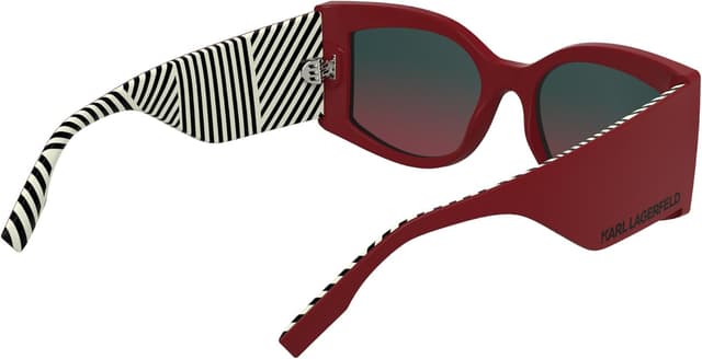 Detalle de KARL LAGERFELD Occhiali Donna: design audace, montatura RX e stile sostenibile