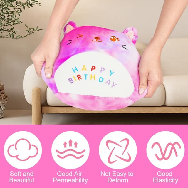 Detalle 2 de Vicloon oreiller peluche chat 21 cm