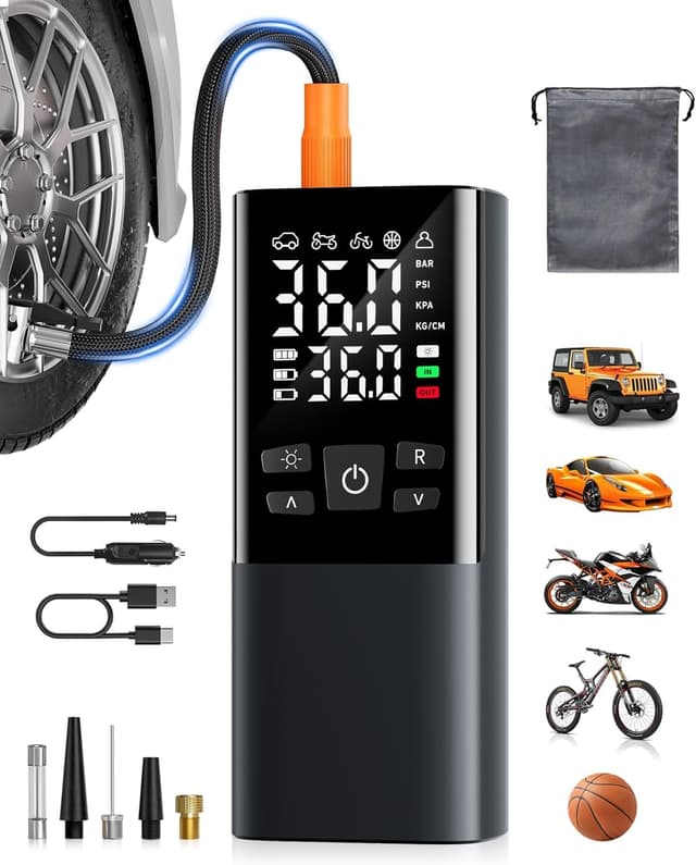 Detalle de Kabellose Luftpumpe 6000mAh 150 PSI