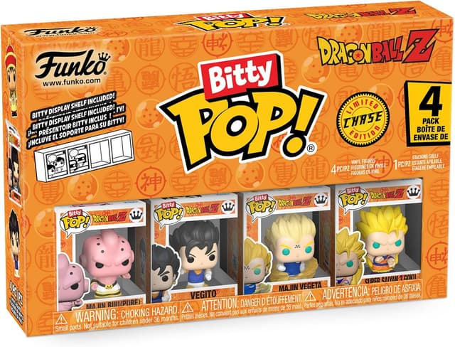 Detalle de Funko Bitty Pop! DBZ « Goku & Nimbus » 4PK (Gohan, Raditz, Piccolo et mini-figurine mystère) – mini figurines 2,2 cm