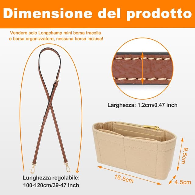 Thumbnail 4 de GADITIEK Tracolla 100-120 cm per Longchamp