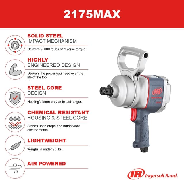 Thumbnail 4 de Ingersoll Rand 2175MAX 2712 Nm llave de impacto