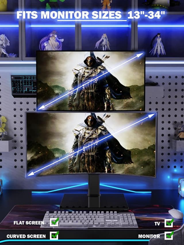 Thumbnail 6 de Hemudu Dual Monitor Ständer 13–34 Zoll