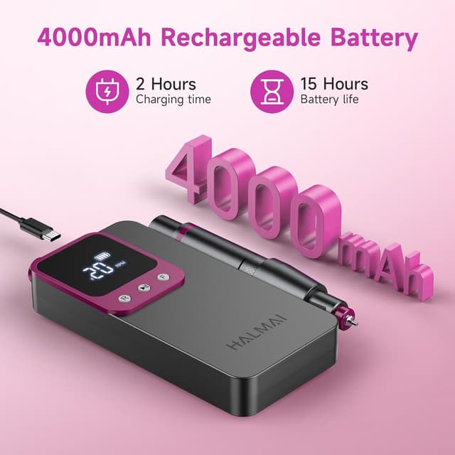 Thumbnail 4 de HALMAI HMC320 40000RPM Electric Nail Drill