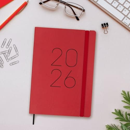 Detalle 2 de Finocam Agenda 2026 Semana Vista Vertical A5