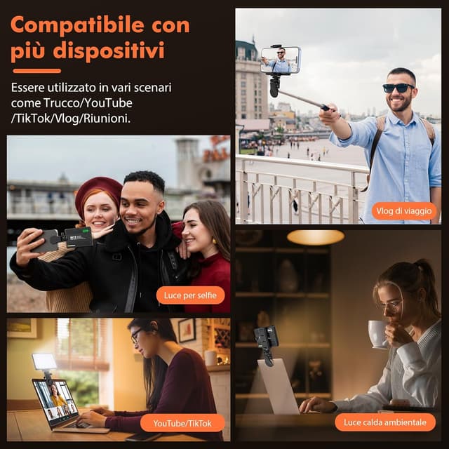 Detalle 2 de Etentous M15 Luz Selfie 72 LEDs