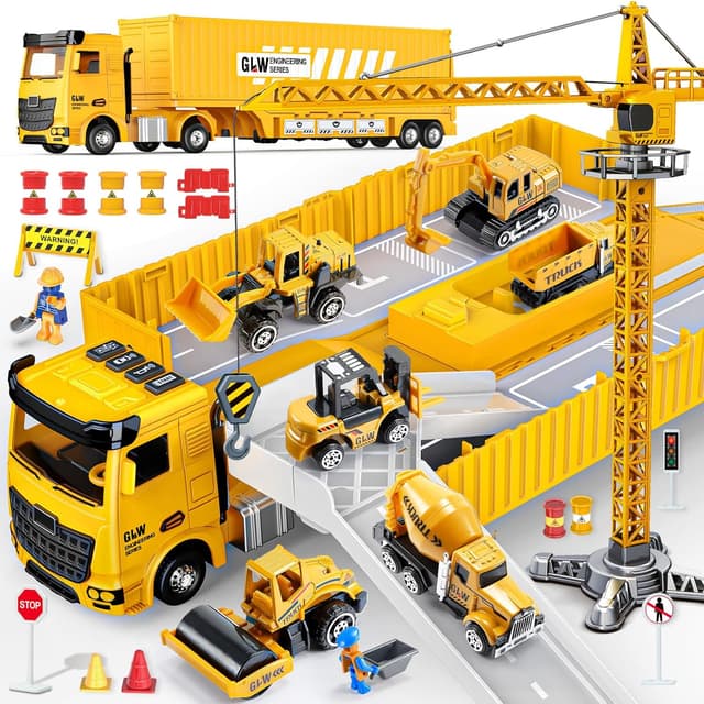 Detalle de Naxudcoo Construction Truck Set for Ages 3–7 🚚
