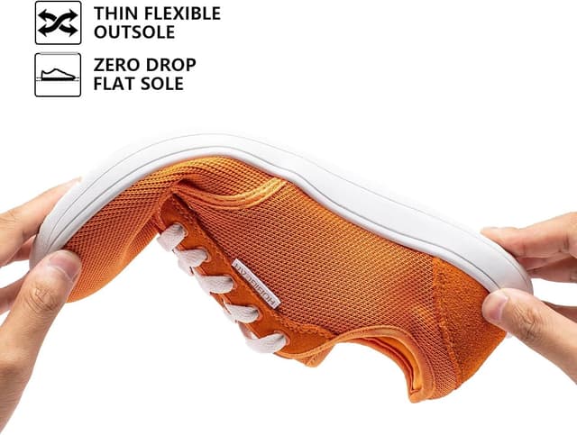 Detalle 1 de HOBIBEAR unisex wide barefoot minimalist shoes for outdoor trail walking