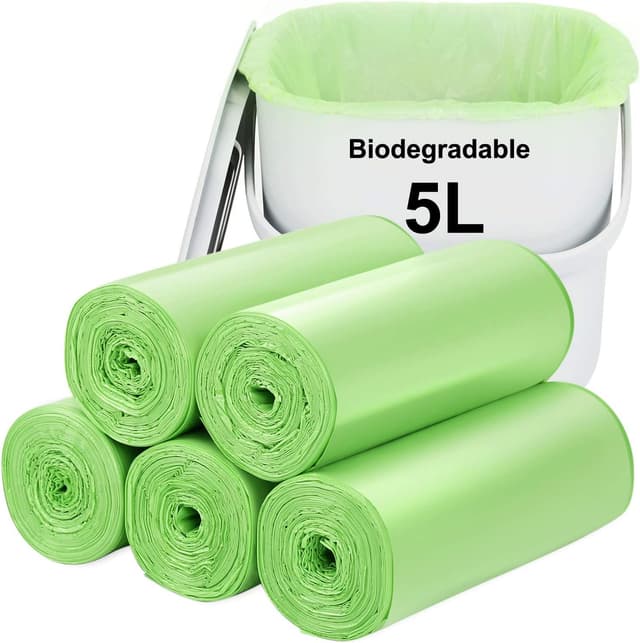 Detalle de Aievrgad Biodegradable Trash Bags 120Pcs