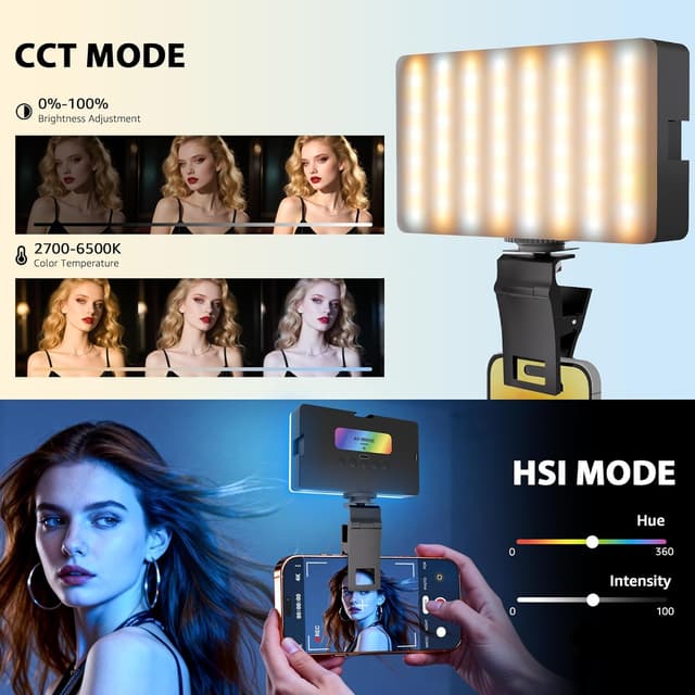 Thumbnail 2 de NiceVeedi RGB Selfie Light 138 LED