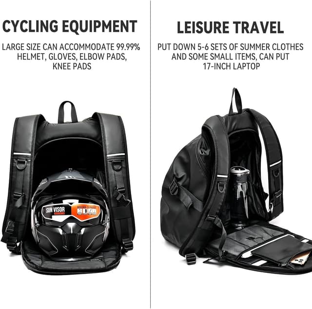 Detalle 2 de HYC00 Mochila para motocicleta impermeable 1 talla