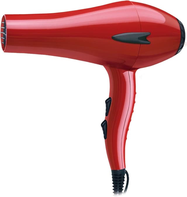 Thumbnail 6 de ID Italian Design Professioneller Haartrockner mit Stylingdüse, 3 Temperaturen, 2 Gebläsestufen (2200 W) – Rot