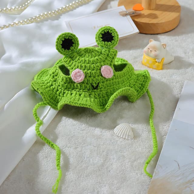 Thumbnail 1 de Ling & Bai Frog Hat for Pets