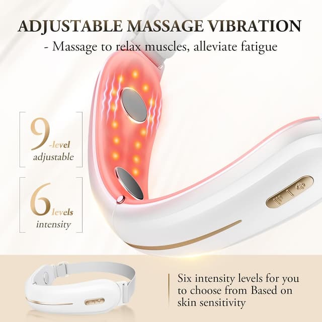 Detalle de V-Face EMS face massager 42°C
