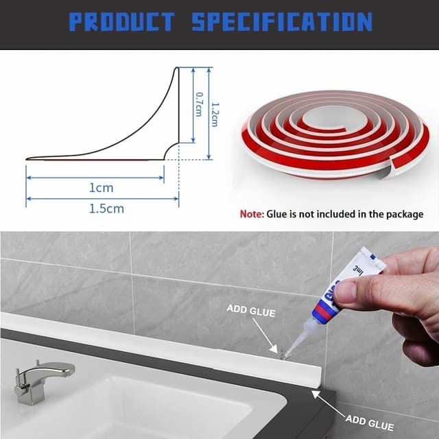 Imagen de Barriera doccia 3 m in silicone en OfertitasTOP