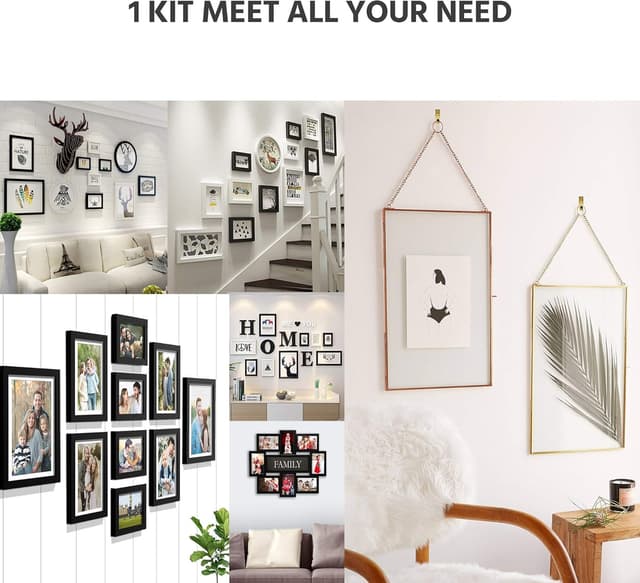 Thumbnail 4 de StayUnique1 Picture Hooks Heavy Duty 260‑pc Kit