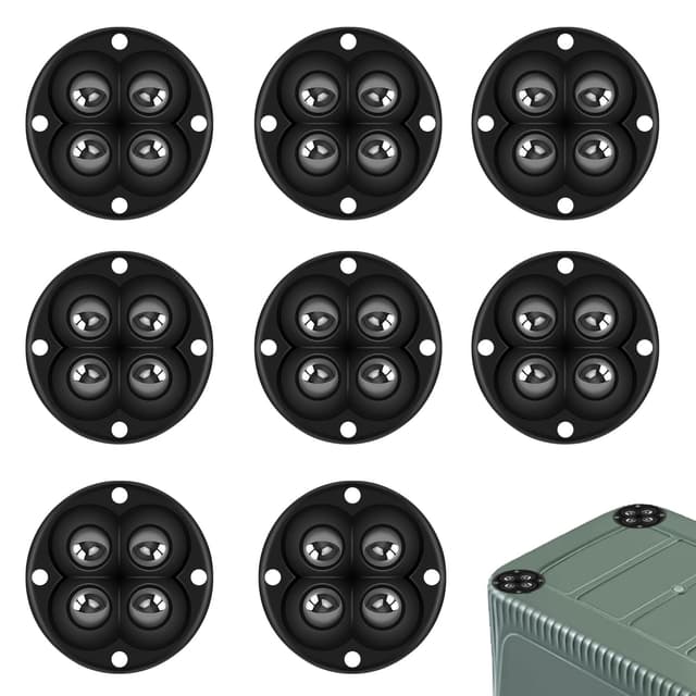 Detalle de Fosoloni Möbelrollen klein 8 Stück Kugelrollen