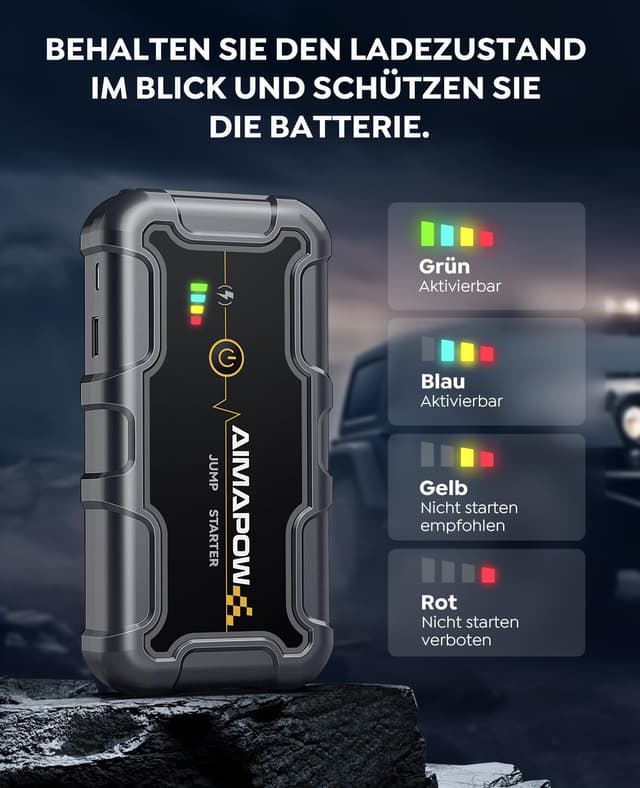 Thumbnail 2 de AIMAPOW 6000A Starthilfe 12V für Fahrzeuge