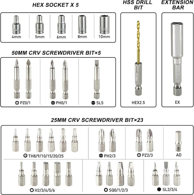 Thumbnail 2 de HYCHIKA Electric Screwdriver 6Nm 2000mAh