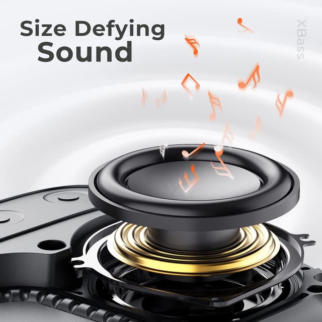 Detalle de Tribit StormBox Micro 2 Bluetooth portable outdoor speaker with IP67, XBass and wireless stereo pairing