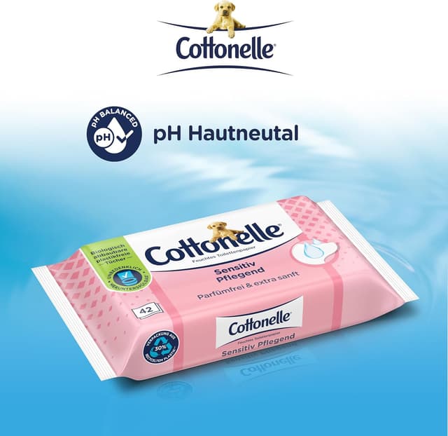 Detalle 1 de Cottonelle Feuchtes Toilettenpapier Sensitive 🚽