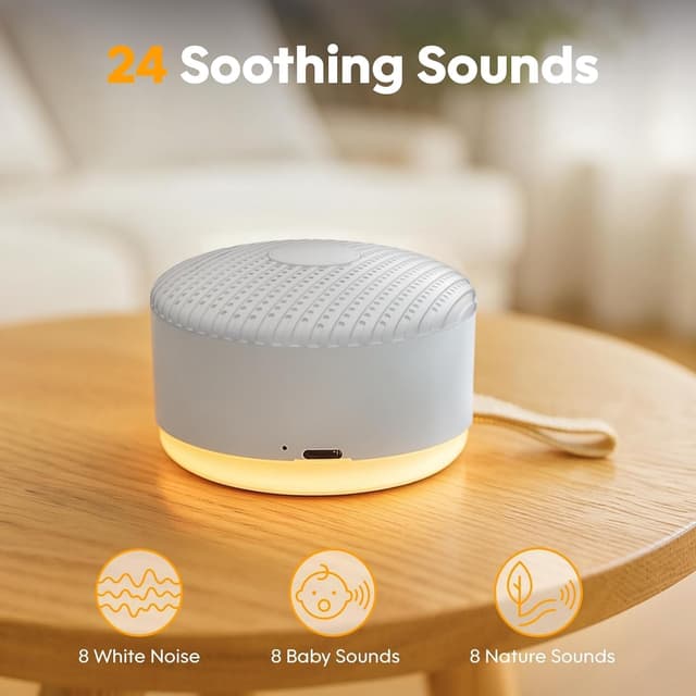 Detalle 2 de White Noise Machine with Night Light