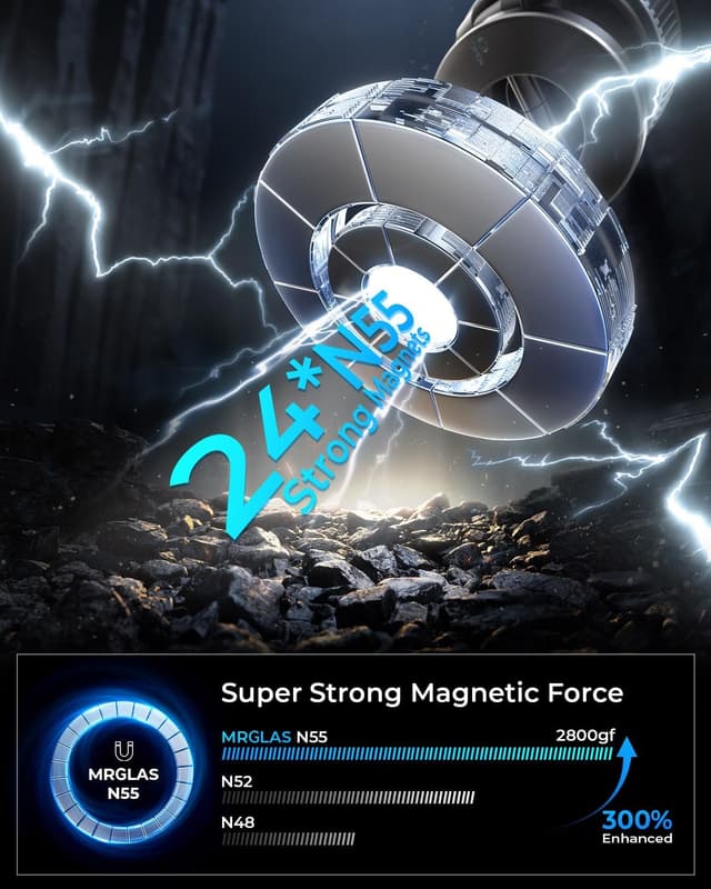 Thumbnail 2 de MRGLAS Vakuum Magnet Autohalterung 360°