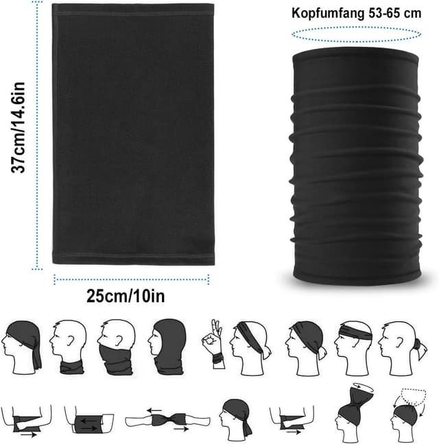 Thumbnail 5 de HASAGEI Winddichter Fleece-Schlauchschal für Outdoor