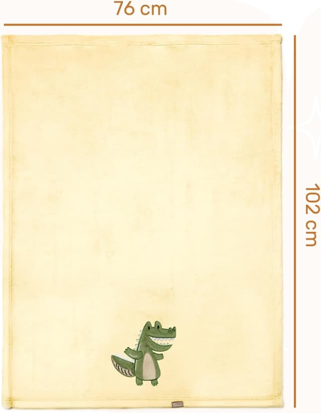 Thumbnail 1 de Be Mammy Manta Infantil Caliente Invierno 🐊 Bebé Niña