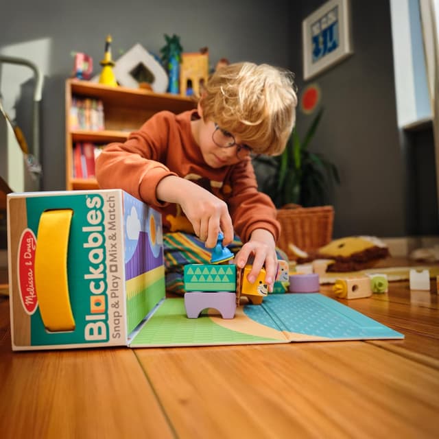 Thumbnail 6 de Melissa & Doug Blockables Safari 34 Teile 🧩