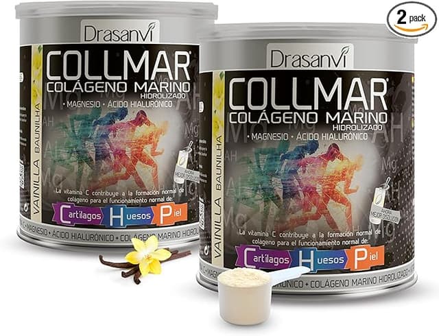 Detalle de Amazon Pack Collmar Magnesio Vainilla 300g 2 unidades 💊