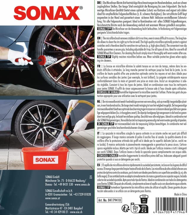 Thumbnail 1 de SONAX Microfaser FelgenBürste 1 Stück 🧽