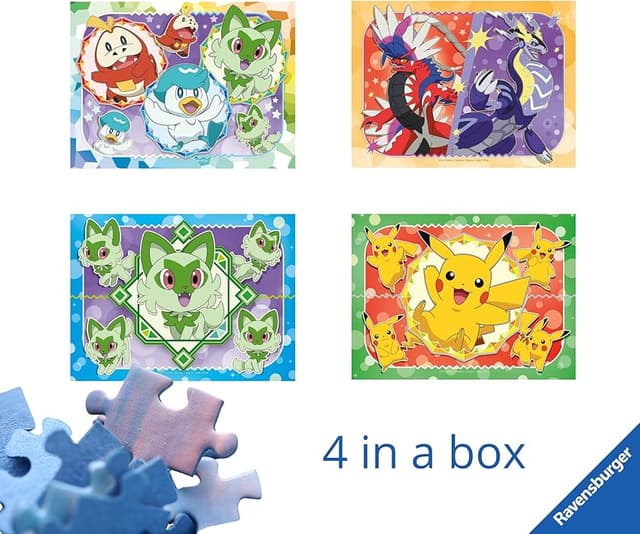 Detalle 2 de Ravensburger Pokémon Pack 4 puzzles 72 piezas