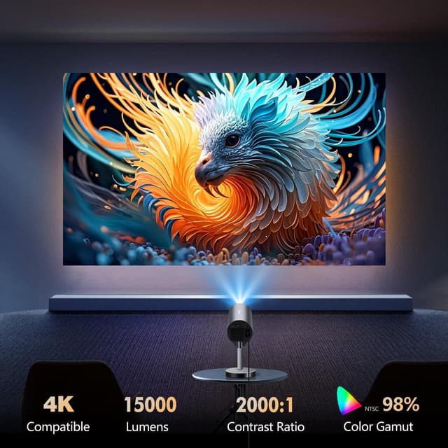 Detalle de VGKE Mini Projector 0.99 kg 4K support