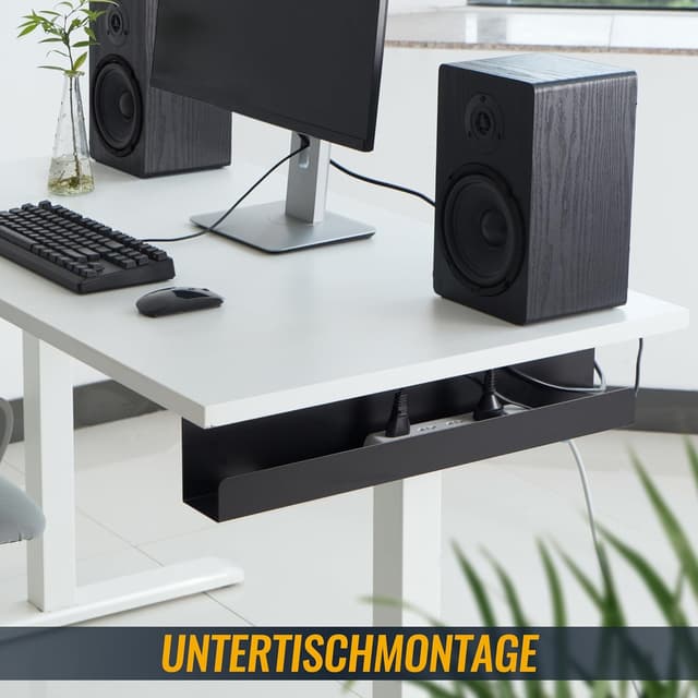 Thumbnail 3 de RICOO Z1110-G Canal de Cables para Escritorio, Aluminio, 110cm ⚡