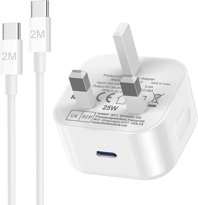 Detalle de Samsung USB-C fast charger 25W with 2m cable