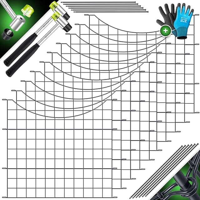Imagen de KESSER® Valla para estanque y jardín, juego de 5 con accesorios 🚫 en OfertitasTOP