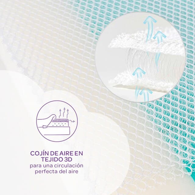 Thumbnail 3 de Träumeland Colchón para cuna Mar de nubes 57x117