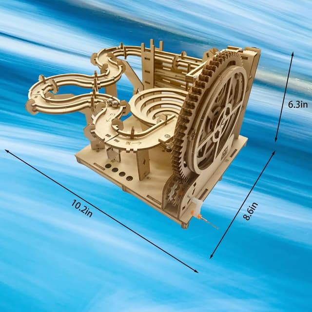 Detalle de 3D Wooden Marble Run Puzzle Kit 14+
