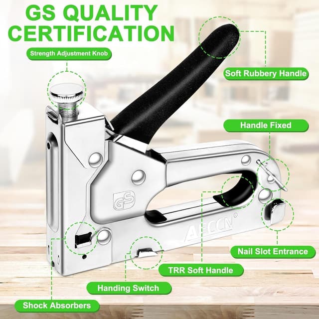 Detalle 2 de Handtacker Set 3 in 1 mit 2100 Klammern