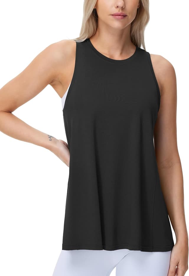 Detalle de THE GYM PEOPLE Débardeur de course à pied sans manches pour femme