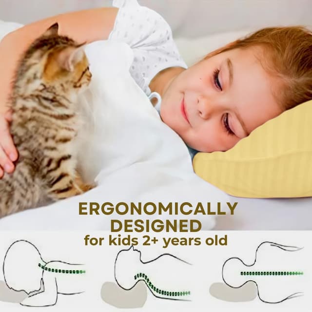 Detalle 2 de kinder Fluff Children Pillow 25x38cm