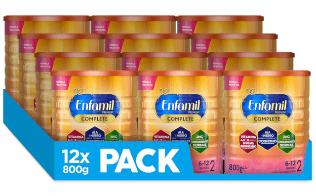 Imagen de Enfamil 2 Premium Complete Leche de Continuación 12x800g en OfertitasTOP