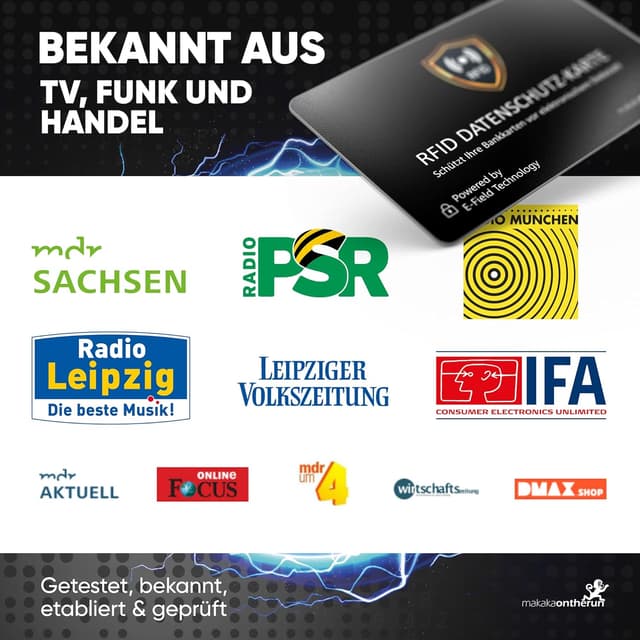 Detalle 1 de MakakaOnTheRun RFID Blocker Karte 0,8 mm