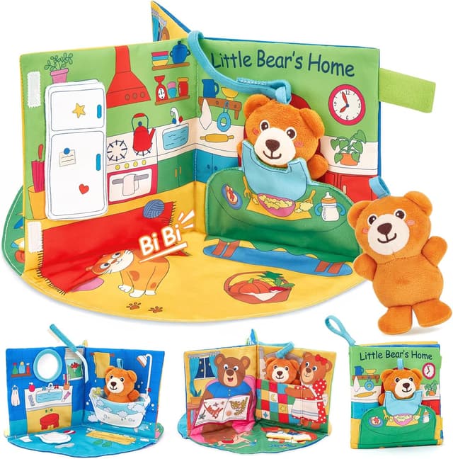 Detalle de hahaland 3D Stoffbuch ab 0 Monaten