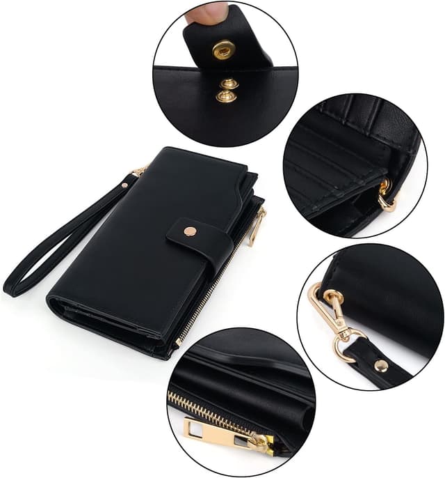 Thumbnail 4 de UTO Geldbörse Damen RFID mit 21 Steckplätzen